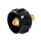 Hooshing QCC1 Propane Gas Fitting Adapter With Inch 1/4" Npt Male, Black. Fixed Price $13.35.