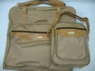 Vintage 1980S Samsonite 2-PC Luggage Set Garment Bag + Carry-on Shoulder Tan. Fixed Price $22.74.