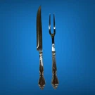 Oneida Chatelaine Stainless By Imperial Large Carving Set Fork Knife. Fixed Price $36.00.