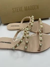 Steven Madden Women's Flat Sandal Blush Size 9 New With Box Round Toe. Fixed Price $17.99.