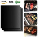 Bbq Grill Mat Fda Approved Pfoa Free Heavy-duty Non-stick Reusable (set Of 3). Fixed Price $9.40.