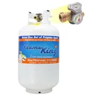 Flame King 30LB Empty Cylinder, Opd Valve Built-in Gauge Steel Propane Tank. Fixed Price $62.89.