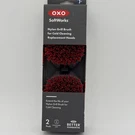 Oxo Softworks 2 Pack Nylon Grill Brush Replacement Heads Clean Cold Grates. Fixed Price $12.95.
