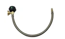 Joywayus 12" Stainless Steel Braided Propane Tank Pigtail Connector With Gauge. Fixed Price $13.49.