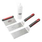 Expert Grill Stainless Steel Barbecue Griddle Tool Set, 4 Pieces,include Spatula. Fixed Price $22.46.