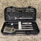 New Just Grilling 17 Pieces Bbq Tool Set With Case - Stainless Steel. Fixed Price $19.99.