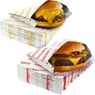 Retro, Grease Proof Burger Wrappers Combo 200PK. Insulated, Quality Bulk Ham. Fixed Price $64.35.