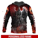 Personalized Death Rob Reaper Fire Skull 3D All Over Printed Hoodie. Fixed Price $37.79.