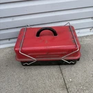 Vintage Sunbeam Charcoal Grill Bbq Barbeque Portable Red Camping Hiking Tailgate. Fixed Price $49.00.