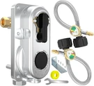 Gardennow 2-STAGE Automatic Changeover Lp Propane Gas Regulator With Two 15" Rv. Fixed Price $85.89.