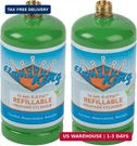 Flame King 1LB Empty Propane Cylinder Tank - Refillable Reusable Safe And. Fixed Price $47.66.