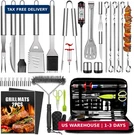 34PCS Accessories Grilling Gifts For Men, 16 Inches Heavy Duty Bbq. Fixed Price $59.83.