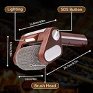 Cordless Rechargeable Grill Brush Bristle-free Fits Backyard Cleaning Use. Fixed Price $72.67.