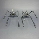 Rotisserie Meat Forks 4 Prong Stainless Steel Fits 5/16 Inch Square Spit. Fixed Price $23.99.
