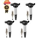 Bdfhyk Ignition Coil Pack UF596 And Iridium Spark Plugs 93501 Compatible.... Fixed Price $87.98.