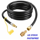 Wadeo 12FT 1LB Portable Propane Quick Connect Hose For Rv To Gas Grill-freeship. Fixed Price $19.99.