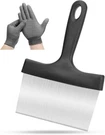 Griddle Scraper, Stainless Steel Flat Top Grill With 5" Handle,.... Fixed Price $8.94.