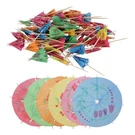 Bamboomn Colorful Umbrella Cocktail Appetizer Toothpick Stick Drink. Fixed Price $30.95.