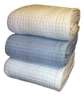 Santa Grace Honeycomb Thermal Waffle Blankets Bed/sofa/couch Throw 100% Cotton. Fixed Price $46.99.