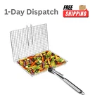 Rtt Extra Large Grill Basket Stainless Steel Bbq With Detachable Handle. Fixed Price $36.25.