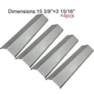 Stainless Steel Heat Plates 4PK Bbq Gas Grill Parts Shield Cover For Uniflame. Fixed Price $27.97.