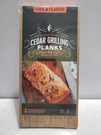 Fire & Flavor Cedar Grilling Planks (11" X 5.5") Pack Of 2. Fixed Price $9.95.
