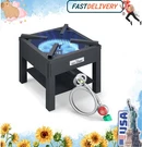 High Pressure Banjo 1-BURNER Outdoor Propane Gas Cooker 260000 Btu With 0-30 Psi. Fixed Price $164.99.