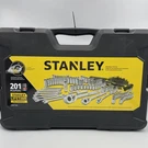 New Stanley 201-PC Mechanics Tool Set Sockets Wrenches Screwdriver Durable Case. Fixed Price $110.50.