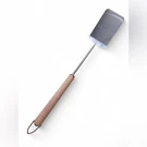 Vintage Androck Outdoor Grill Cook Bbq 17 Stainless Steel Spatula Wooden Handle. Fixed Price $25.00.