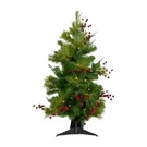 Fraser Hill Farm 3.0' Newberry Pine Tree - Clear Led Lights Battery Box. Fixed Price $74.99.