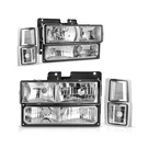 AUTOSAVER88 Headlight Assembly Compatible With 1994-1999 Chevy C/k Series C15.... Fixed Price $103.49.