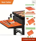 Durable Heat Resistant Silicone Grill Mat Non-slip Design For Bbq Lovers. Fixed Price $15.99.