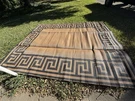 Patiomats Reversible Polypropylene 9 X 12 Black/brown Carry Strap. Fixed Price $59.99.