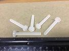 Qty (5) 1/4-20 X 2" Kel-f (pctfe) Slotted Pan Head Screws. Fixed Price $6.95.