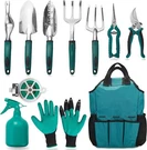 Fivejoy Garden Tool Set, 11 Piece Aluminum Alloy Steel Hand Starter Kit.. Fixed Price $49.99.