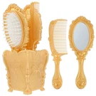 5PCS Vintage Hand Mirror Comb Set Makeup Vanity Hair Brush De.... Fixed Price $22.79.