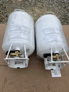 2 Tanks 30LB Horizontal Rv Propane Vapor 6.8 Gal Replace Manchester 1175. Fixed Price $200.00.