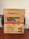Sedona Large Grill Basket With Lid New. Fixed Price $39.99.