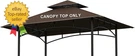 Grill Gazebo Replacement Canopy Top - 5'X8' Outdoor Bbq Tent Roof Cover Double. Fixed Price $40.33.