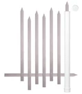 8 Kebab 1" Wide Flat Skewers, Stainless Steel, No-wood Handle, Koobideh Persi.... Fixed Price $61.47.