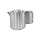 Bayou Classic Stockpot Aluminum Qt With Basket Grill 1200. Fixed Price $381.95.