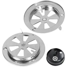 2 Pack Bbq Smoker Air Vent Set, Stainless Steel Grill Damper For Adjusting Ai.... Fixed Price $14.56.