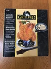 New Grillpro Silver Stainless Steel Poultry Chicken Roaster #41333 W/6 Brush. Fixed Price $15.55.