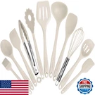 Bestzmwk Kitchen Set - 11 Cooking Colorful Silicone. Fixed Price $23.66.