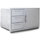 Blaze 39-IN Stainless Steel Soft Close Access Door & Triple Drawer Combo. Fixed Price $949.00.