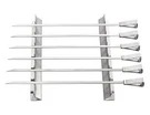 Zenport Kabob Skewers Stainless Steel Grilling Rack Wide Silver 870007. Fixed Price $50.27.