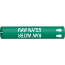 Brady 4116-C Pipe Marker, Raw Water, Gn, 2-1/2TO3-7/8 In. Fixed Price $12.69.