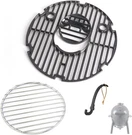 Round Cast Iron Grate For Char-griller Akorn Jr. With Grid Lifter. Fixed Price $126.99.
