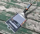 ***defects: Blackstone Xl Hamburger Spatula Stainless Steel Silicone Handle. Fixed Price $19.00.