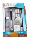 Loco 6PC Griddle Essentials Cooking Accessory Kit Open Box. Fixed Price $12.00.
